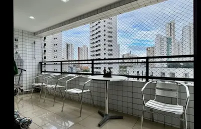 Apartamento no bairo da madalena com 4 quartos sendo 3 suítes com 154m² com lazer e 3 vagas de garagem  por r$ 1.250.000,00.