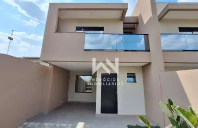 Sobrado com 3 dormitórios à venda, 117 m² por r$ 610.000,00 - jardim portal de itamaracá - londrina/pr