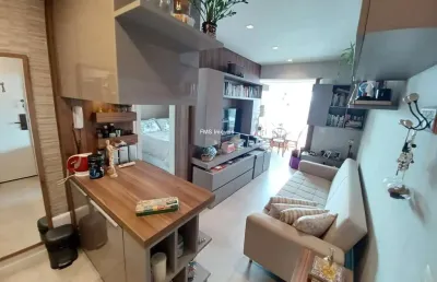 Apartamento para venda ou locação no brooklin paulista, são paulo-sp: 1 quarto, 1 sala, 1 banheiro, 1 vaga de garagem!