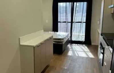 Apartamento à venda ou locação em santo amaro, com 1 quarto, 1 banheiro, 27m² de área.