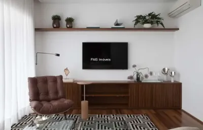 Apartamento para locação na vila olímpia, com 1 quarto, 2 vagas