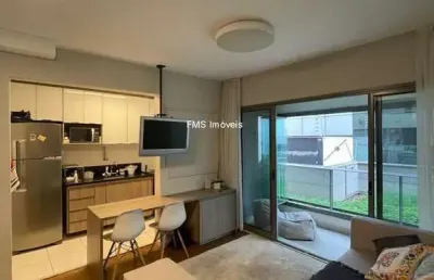 Apartamento à venda na consolação, são paulo-sp: 1 quarto, 1 sala, 1 banheiro, 1 vaga de garagem e 49m²!