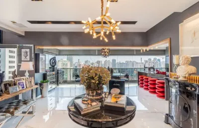 Cobertura para venda em campo belo com 4 quartos, sendo 4 suítes, 340m²