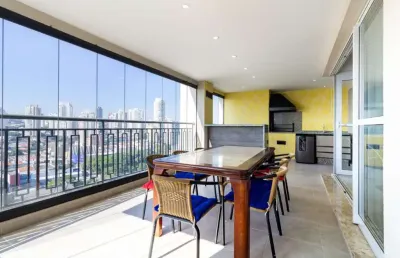 Apartamento tipo para venda em bosque da saúde com 3 quartos, sendo 3 suítes, 140m²