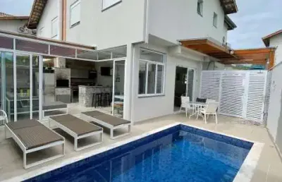 Casa no condomínio residencial perola de juquehy para venda com 4 quartos, sendo 3 suítes, 200m²