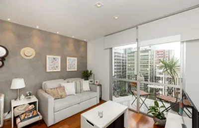 Apartamento tipo para venda em itaim bibi com 1 quarto, 53m²