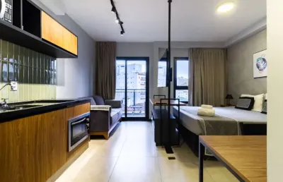 Apartamento tipo para venda em higienópolis com 1 quarto, 30m²