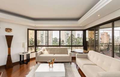 Apartamento tipo para venda em paraíso do morumbi com 4 quartos, sendo 2 suítes, 285m²