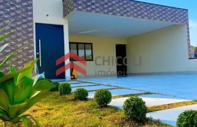 Casa em condomínio fechado com 3 quartos à venda na ria espanha, 11, tijuco preto, vargem grande paulista por r$ 950.000