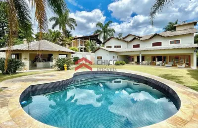 Casa em condomínio fechado com 4 quartos à venda na rua mascarenhas homem, 964, são paulo ii, cotia por r$ 4.690.000