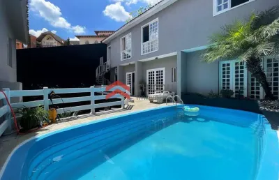 Casa em condomínio fechado com 5 quartos à venda na rua alexandre de gusmão, 462, são paulo ii, cotia por r$ 1.600.000