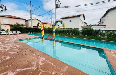 Casa em condomínio fechado com 2 quartos à venda na das palmeiras, 750, los álamos, vargem grande paulista por r$ 300.000
