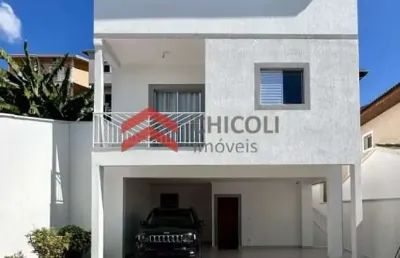 Casa em condomínio fechado com 5 quartos à venda na rua venezia, 162, jardim rio das pedras, cotia por r$ 930.000