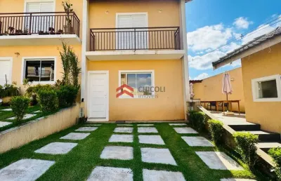 Casa em condomínio fechado com 2 quartos à venda na dos engenheiros, 458, chácara ondas verdes, cotia por r$ 340.000