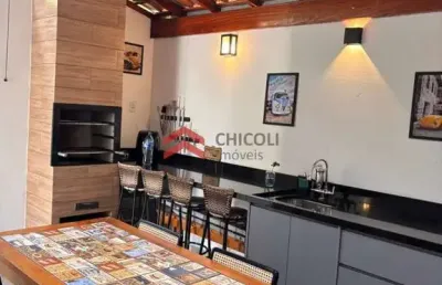Casa em condomínio fechado com 2 quartos à venda na avenida doutor odair pacheco pedroso, 2626, vila monte serrat, cotia por r$ 375.000
