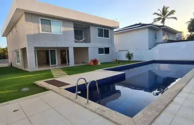 Casa em condomínio fechado com 4 quartos à venda na Rodovia BA-099 - Estrada do Côco, Abrantes, Camaçari