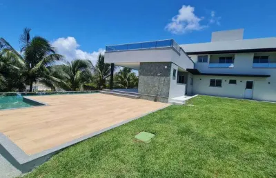 Casa em condomínio fechado com 4 quartos à venda na Rodovia BA-099 - Estrada do Côco, Abrantes, Camaçari