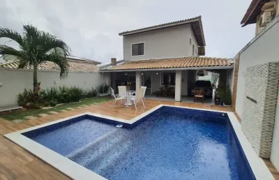 Casa em condomínio fechado com 4 quartos à venda na Avenida Luiz Tarquínio Pontes, 9, Buraquinho, Lauro de Freitas