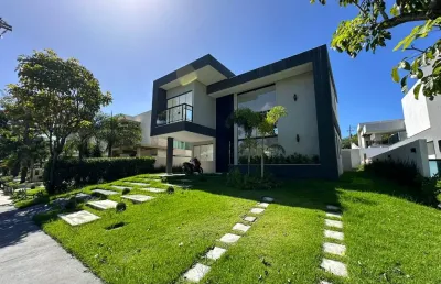 Casa em condomínio fechado com 4 quartos à venda na Rua Caraíva, 9, Alphaville Litoral  Norte 1, Camaçari