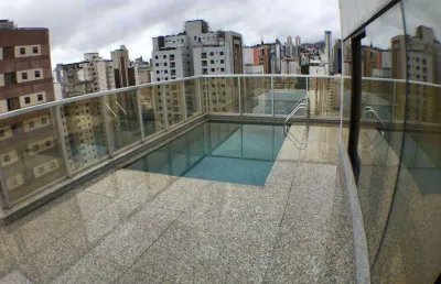 Cobertura à venda, 4 quartos, 4 suítes, 6 vagas, funcionários - belo horizonte/mg