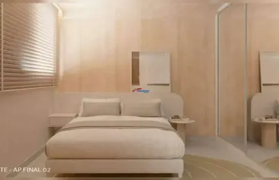 Apartamento 1 quarto, suíte, lazer, um vaga, 36,91m²