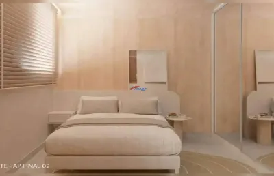 Apartamento 1 quarto, suíte, lazer, um vaga, 36,91m²