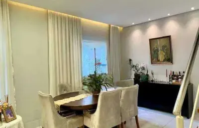 Apartamento de cobertura, 4 quartos, suíte, 152m², 2 vagas