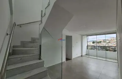 Cobertura duplex para locação, 3 quartos e 3 vagas.