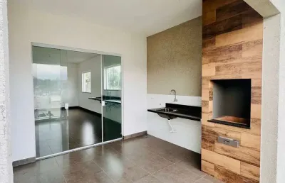 Sobrado novo com 03 suítes e excelente quintal no jd do lago em atibaia