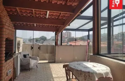 Cobertura com 2 quartos à venda na rua vaticano, 417, utinga, santo andré por r$ 456.000