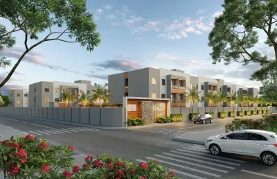 Apartamento com 2 quartos à venda na Rua Quintino Cunha, 1, Tabapuá Brasília II (Jurema), Caucaia