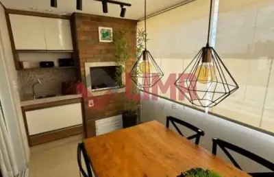 Edifício elara | mobiliado com 2 suítes e varanda gourmet | vila aviação - bauru