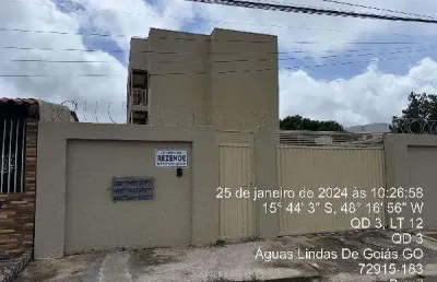Oportunidade única em aguas lindas de goias - go | tipo: apartamento | negociação: venda online  | situação: imóvel