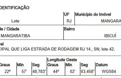 Oportunidade única em mangaratiba - rj | tipo: terreno | negociação: venda online  | situação: imóvel