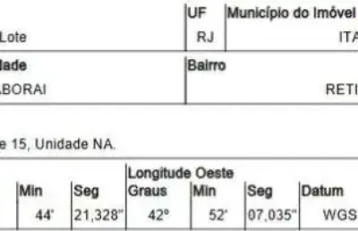 Oportunidade única em itaborai - rj | tipo: terreno | negociação: venda direta online  | situação: imóvel