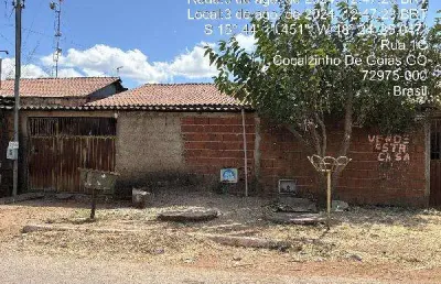Oportunidade única em cocalzinho de goias - go | tipo: casa | negociação: licitação aberta  | situação: imóvel