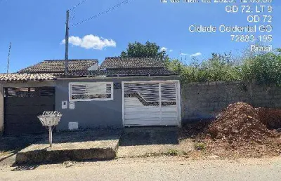 Oportunidade única em cidade ocidental - go | tipo: casa | negociação: leilão  | situação: imóvel