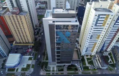 Helbor stay batel. apartamento tipo studio mobiliado, à venda, 36 m² por r$ 550.000 - batel - curitiba/pr