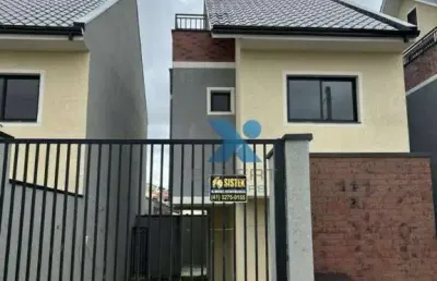 Excelente sobrado triplex com 3 dormitórios à venda, 107 m² por r$ 630.000 - xaxim - curitiba/pr