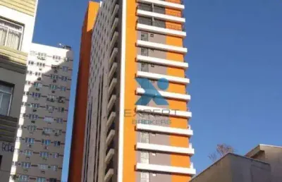 Apartamento tipo studio à venda, 28 m² por r$ 397.400 - centro - curitiba/pr