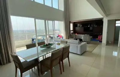 Apartamento duplex com 4 suítes - edifício arthé - próximo do parque mãe bonifácia - goiabeiras