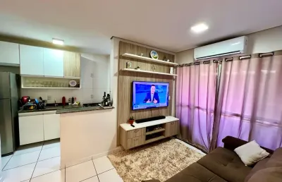 Apartamento de 2 quartos sendo 1 suíte - condomínio torres de madrid - região do despraiado - próximo da miguel sutil e parque mãe bonifácia