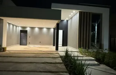 Casa térrea nova com 3 suítes - condomínio florais da mata - região do chapéu do sol