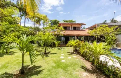 Casa de alto padrão mobiliada com 7 quartos com proximidade ao mar de tamandaré - pe