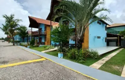 Casa duplex em condominio fechado com 5 quartos proximo a praia dos carneiros, tamandaré - pe
