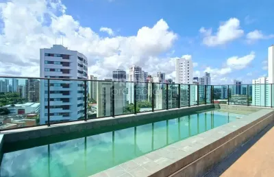 Flat com 1 quarto à venda na rua condado, 66, parnamirim, recife, 30 m2 por r$ 399.000
