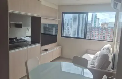 Apartamento com 2 quartos para alugar na rua dos navegantes, 785, boa viagem, recife, 44 m2 por r$ 5.500
