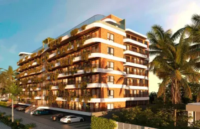 Apartamento 1 e 2 quartos, nau home resort, 100 metros da praia de tamandaré