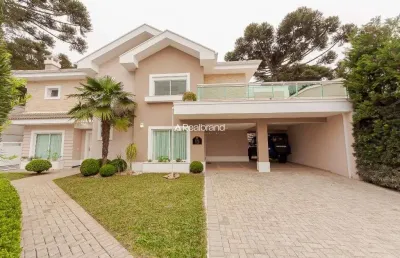 Casa de luxo com 4 dormitorios e area de lazer completa em santa felicidade, curitiba