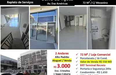 Ponto comercial para alugar na Avenida das Américas, 12900, Recreio dos Bandeirantes, Rio de Janeiro